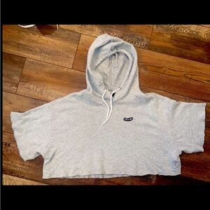Volcom hooded, cropped, super soft and cuddly sweatshirt